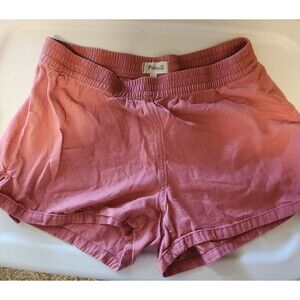 MADEWELL Pink Pull On Side Tie Shorts - Size S